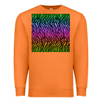 Carrot tiger glitter seamless pattern Premium Sweatshirt - BundleAndBundleShop