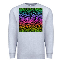 Heather Grey tiger glitter seamless pattern Premium Sweatshirt - BundleAndBundleShop