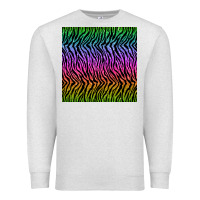 Oatmeal Heather tiger glitter seamless pattern Premium Sweatshirt - BundleAndBundleShop