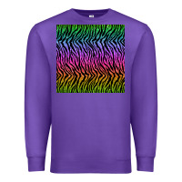 Purple tiger glitter seamless pattern Premium Sweatshirt - BundleAndBundleShop