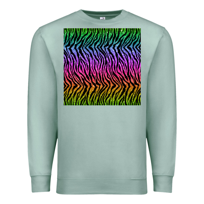 Tiger Glitter Seamless Pattern Premium Sweatshirt by BundleAndBundleShop | Teevron