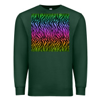 Sports Green tiger glitter seamless pattern Premium Sweatshirt - BundleAndBundleShop