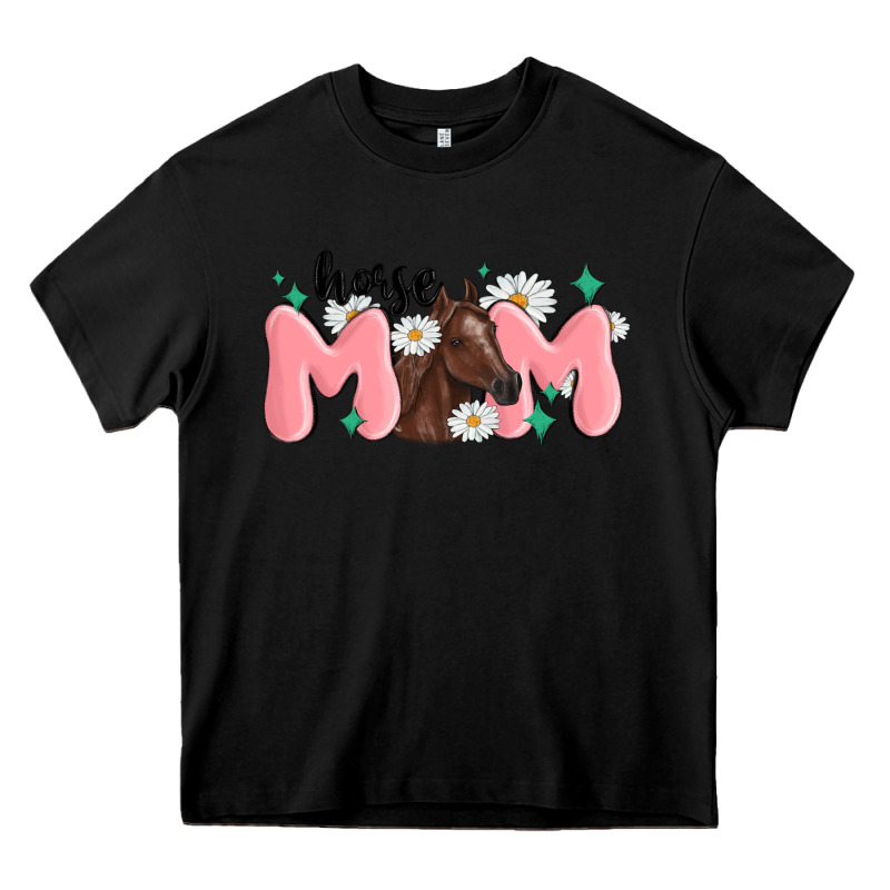 Horse Mom Heavy Core Tee by MaliasSmallBusiness | Teevron