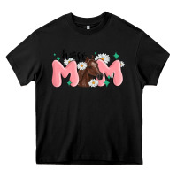 Black horse mom Heavy Core Tee - MaliasSmallBusiness
