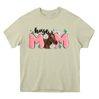 Mossy horse mom Heavy Core Tee - MaliasSmallBusiness