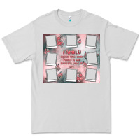 Dove Grey family photo collage Premium Tee - MaliasSmallBusiness