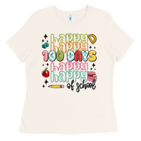 Bone 100 days of school Ladies Tee - MaliasSmallBusiness