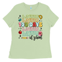 Matcha 100 days of school Ladies Tee - MaliasSmallBusiness