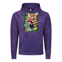 Cloud Purple merry christmas  statue of liberty Vintage Hoodie - BarkalooDesign