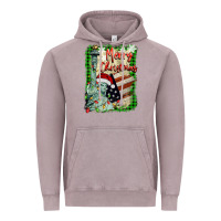 Vintage Zinc merry christmas  statue of liberty Vintage Hoodie - BarkalooDesign