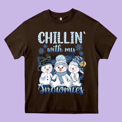 Chillin  With My Sowmies Heavy Core Tee Designed By Adodesignshop