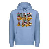Colony Blue Western Nurse Life Premium Hoodie - FaDigitalArtStudio