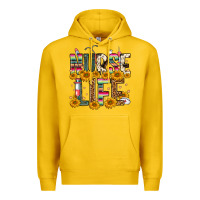 Lemon Western Nurse Life Premium Hoodie - FaDigitalArtStudio