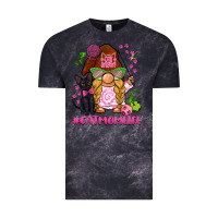 Cloud Black cat mom  life gnome Vintage Tee - BarkalooDesign