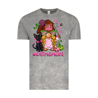 Cloud Rock cat mom  life gnome Vintage Tee - BarkalooDesign
