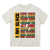 Cream black history  month Heavy Core Tee - MaliasSmallBusiness