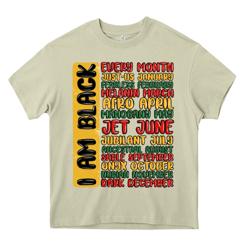 Black History  Month Heavy Core Tee by MaliasSmallBusiness | Teevron