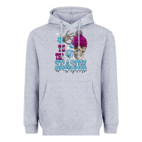 Heather Grey tis the season winter skull Heavyweight Hoodie - FaDigitalArtStudio