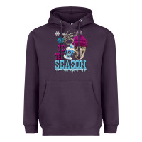 Tis The Season Winter Skull Heavyweight Hoodie | Teevron