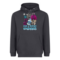 Smoke tis the season winter skull Heavyweight Hoodie - FaDigitalArtStudio