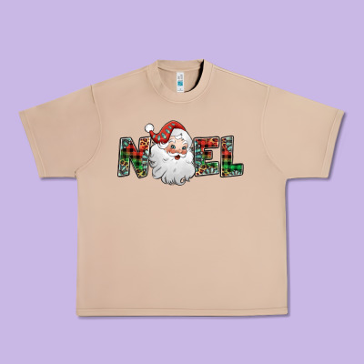 Noel Santa Claus Urban Heavy Tee Designed By Jasminsmagicworld
