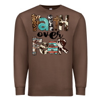 Chestnut Faith Over Fear Premium Sweatshirt - FaDigitalArtStudio