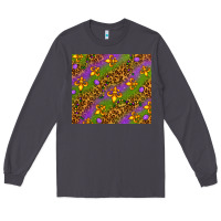 Smoke Mardi Gras Long Sleeve Tee - NancyCooperArtShop