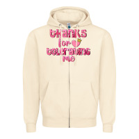 Sandshell Thanks for tolerating me Valentine's Day Zipper Hoodie - FaDigitalArtStudio