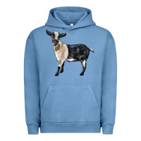 Pigment Pebble Blue Tennessee Fainting Goat Urban Hoodie - LillyAllenDesigns