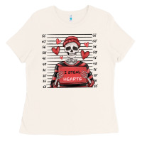 Bone i steal hearts skeleton valentine's day Ladies Tee - MaliasSmallBusiness