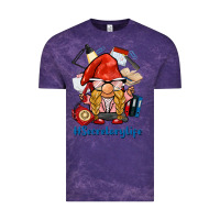 Cloud Purple secretary life gnome Vintage Tee - BarkalooDesign
