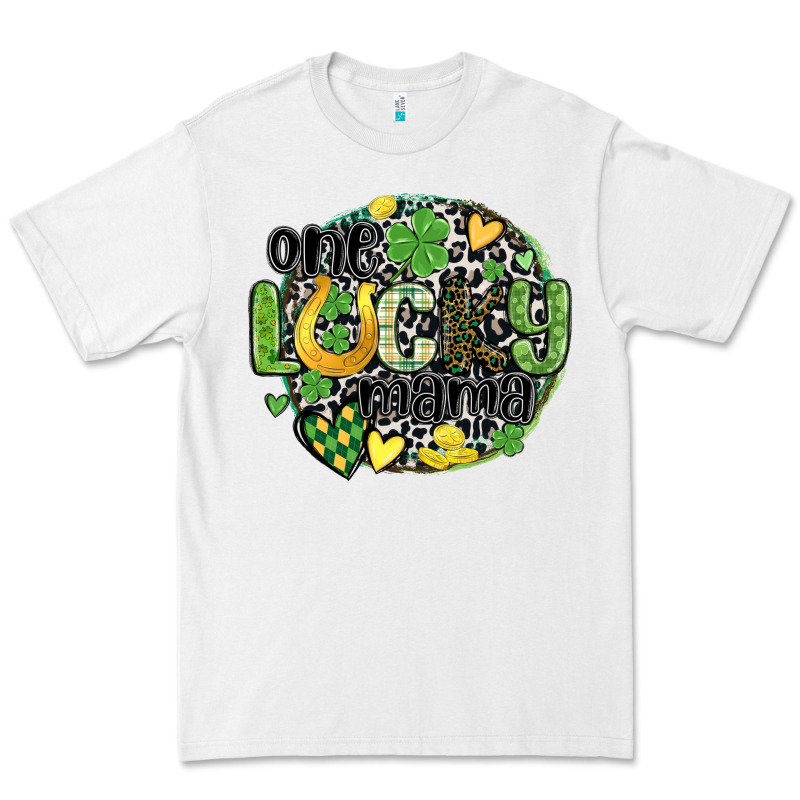 One Lucky Mama Premium Tee by MaliasSmallBusiness | Teevron