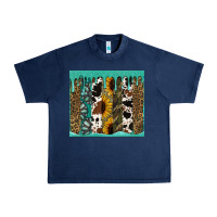 Navy western brushstroke tumbler Urban Heavy Tee - Jasminsmagicworld