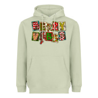 Matcha Merry Vibes Heavyweight Hoodie - FaDigitalArtStudio