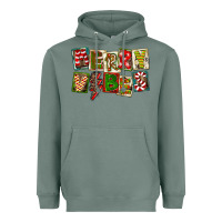 Sage Merry Vibes Heavyweight Hoodie - FaDigitalArtStudio