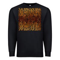 Black tiger seamless pattern Premium Sweatshirt - BundleAndBundleShop