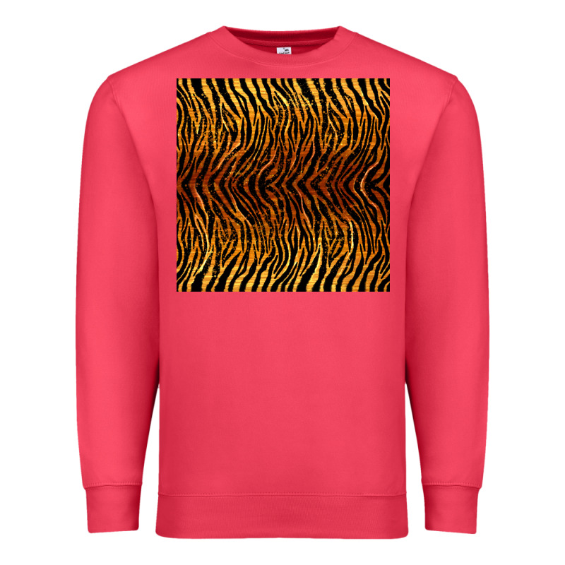Tiger Seamless Pattern Premium Sweatshirt by BundleAndBundleShop | Teevron