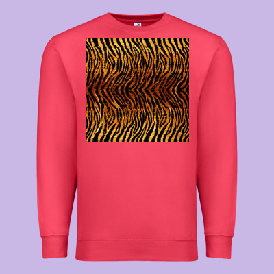 Tiger Seamless Pattern Premium Sweatshirt Designed By Bundleandbundleshop