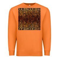 Carrot tiger seamless pattern Premium Sweatshirt - BundleAndBundleShop