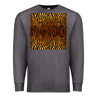 Charcoal Heather tiger seamless pattern Premium Sweatshirt - BundleAndBundleShop