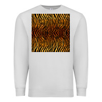 Dove Grey tiger seamless pattern Premium Sweatshirt - BundleAndBundleShop
