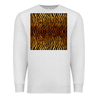 Oatmeal Heather tiger seamless pattern Premium Sweatshirt - BundleAndBundleShop