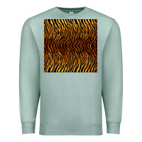 Seafoam tiger seamless pattern Premium Sweatshirt - BundleAndBundleShop