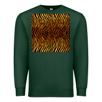 Sports Green tiger seamless pattern Premium Sweatshirt - BundleAndBundleShop