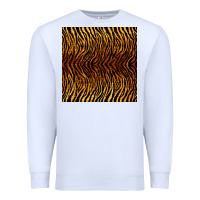 White tiger seamless pattern Premium Sweatshirt - BundleAndBundleShop