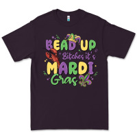 Plum bead up bitches it's mardi gras Premium Tee - MaliasSmallBusiness