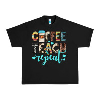 Black coffee teach repeat Urban Heavy Tee - JahusDesignShop