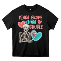 Black kinda broke kinda bougie Heavy Core Tee - MaliasSmallBusiness