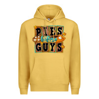 Antique Gold Pies Before Guys Premium Hoodie - FaDigitalArtStudio