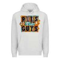 Dove Grey Pies Before Guys Premium Hoodie - FaDigitalArtStudio